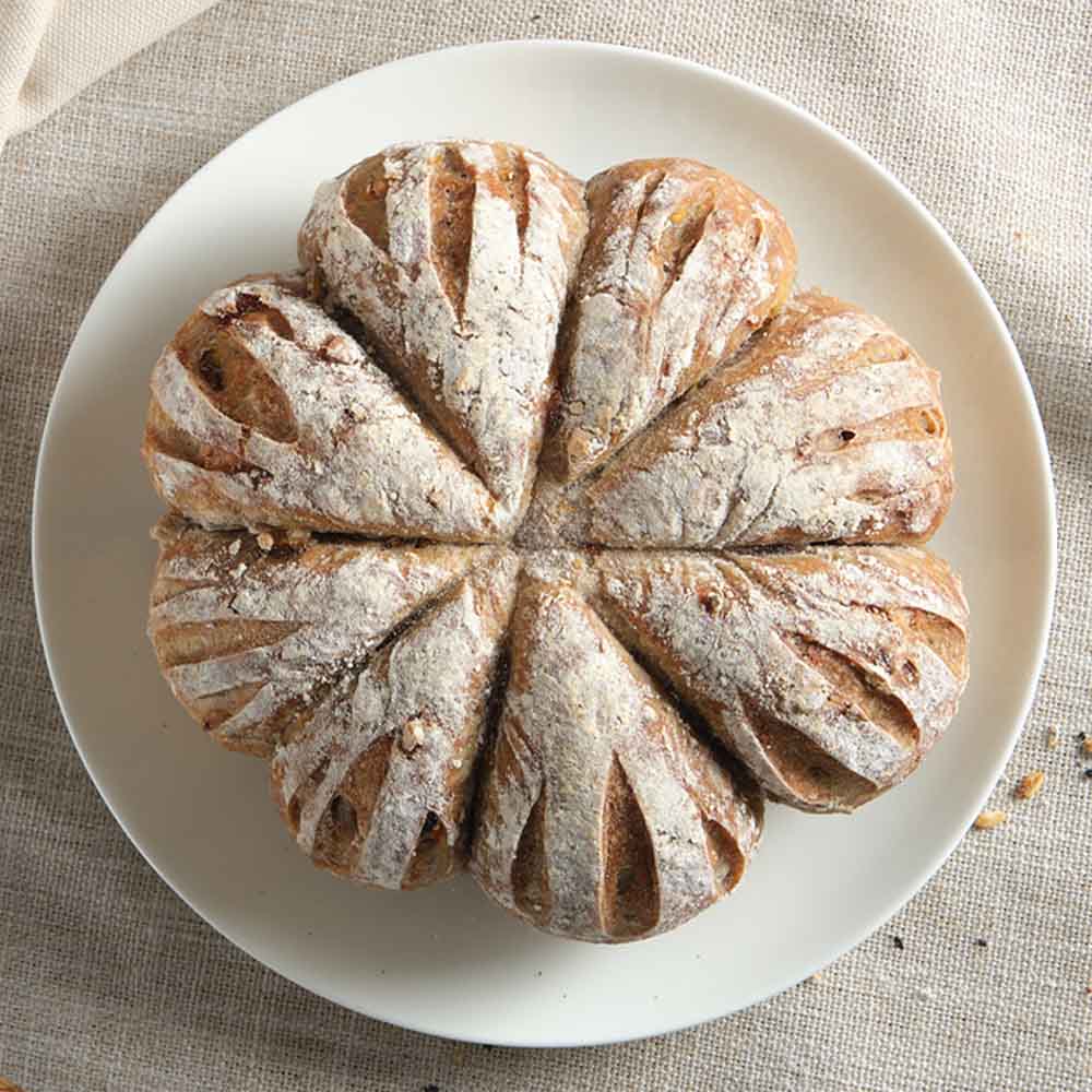 Pumpkin sourdough bread