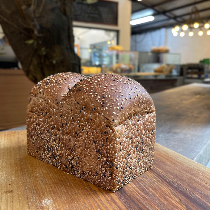 Sesame Dark Rye Sandwich