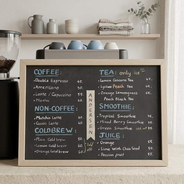 Premium Beverage Menu